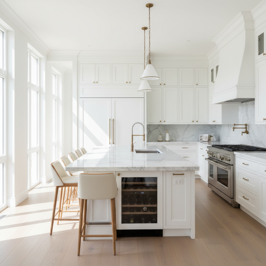 Luxury kitchen with Viking-style appliances
